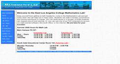 Desktop Screenshot of mathtutor.elac.org